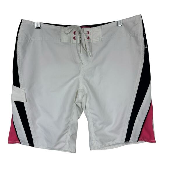 Vans Board Shorts Juniors Women Size 7 Swim Trunks Beach Surfing Activewear Y2K - Picture 1 of 10